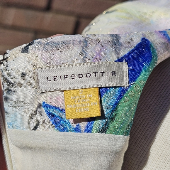 Leifsdottir metallic peplum song bird top - Picture 7 of 14